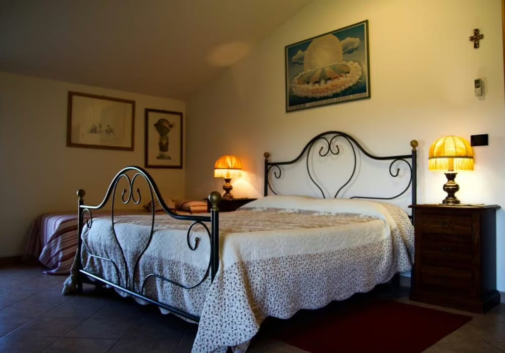 Una camera del B&B Il Frattiero