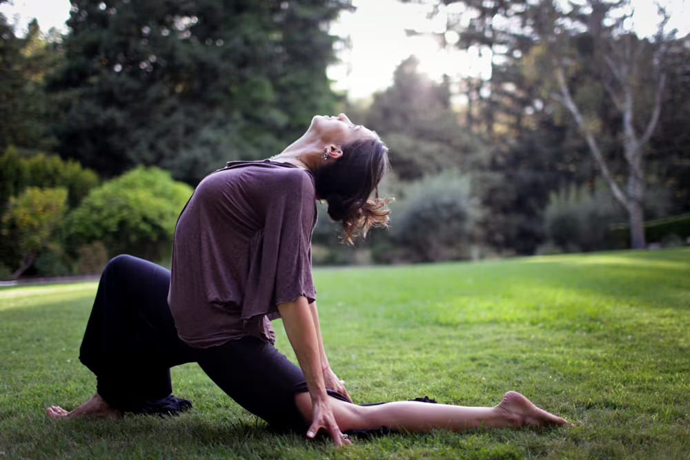 Attività wellness nel parco del Frattiero